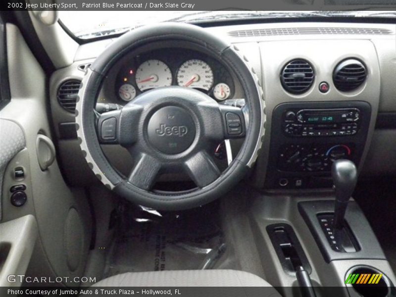 Patriot Blue Pearlcoat / Dark Slate Gray 2002 Jeep Liberty Sport