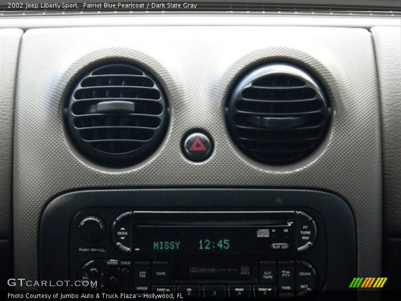 Patriot Blue Pearlcoat / Dark Slate Gray 2002 Jeep Liberty Sport