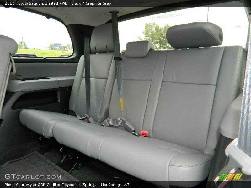 Rear Seat of 2012 Sequoia Limited 4WD