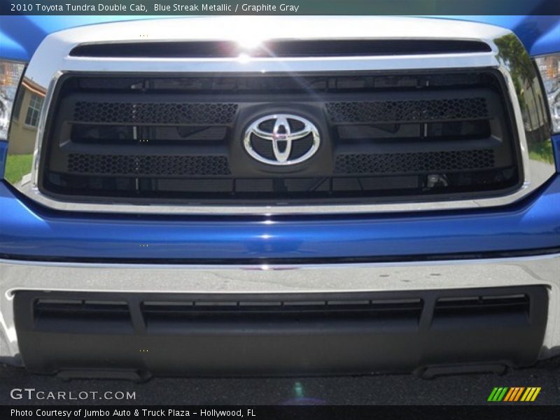Blue Streak Metallic / Graphite Gray 2010 Toyota Tundra Double Cab