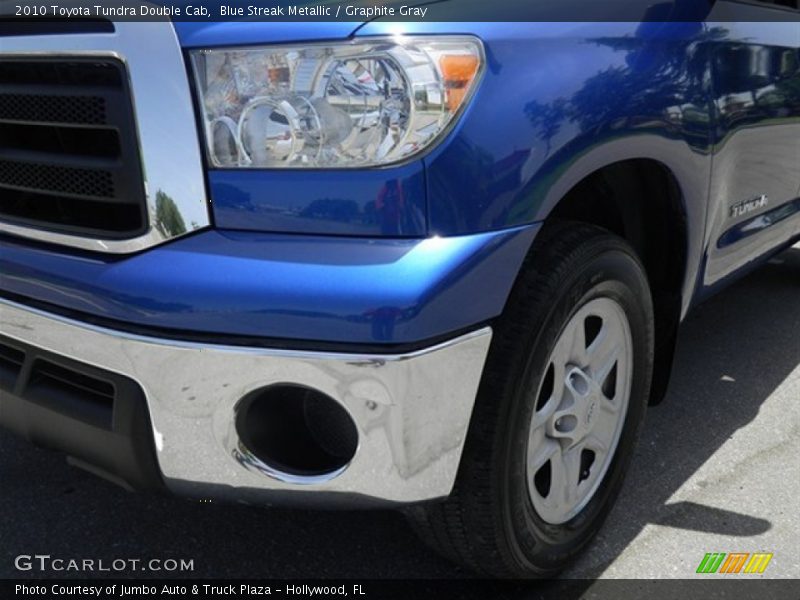 Blue Streak Metallic / Graphite Gray 2010 Toyota Tundra Double Cab