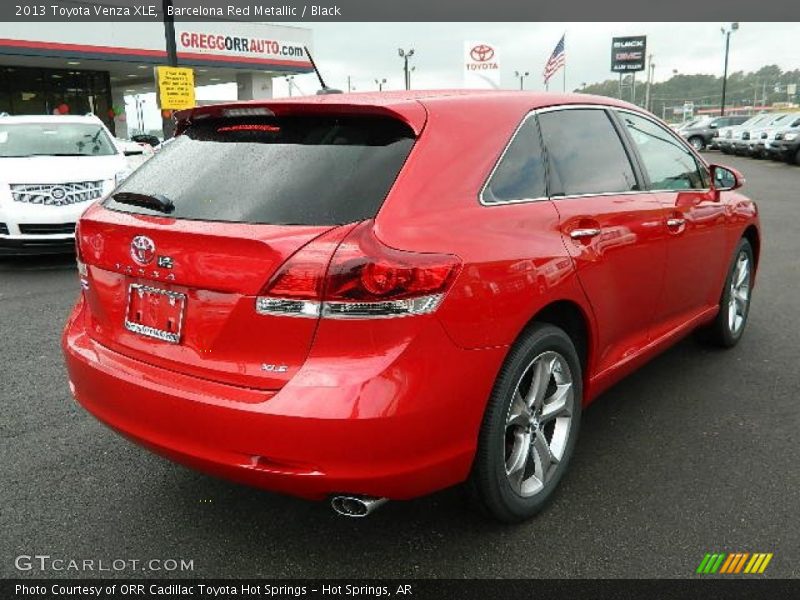 Barcelona Red Metallic / Black 2013 Toyota Venza XLE
