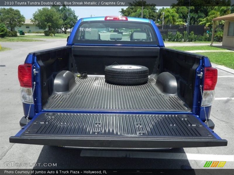 Blue Streak Metallic / Graphite Gray 2010 Toyota Tundra Double Cab