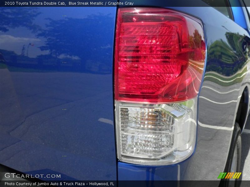Blue Streak Metallic / Graphite Gray 2010 Toyota Tundra Double Cab