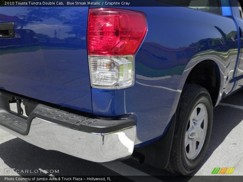 Blue Streak Metallic / Graphite Gray 2010 Toyota Tundra Double Cab