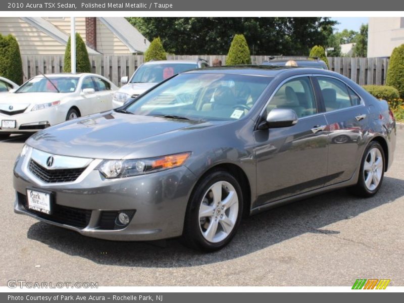 Polished Metal Metallic / Taupe 2010 Acura TSX Sedan