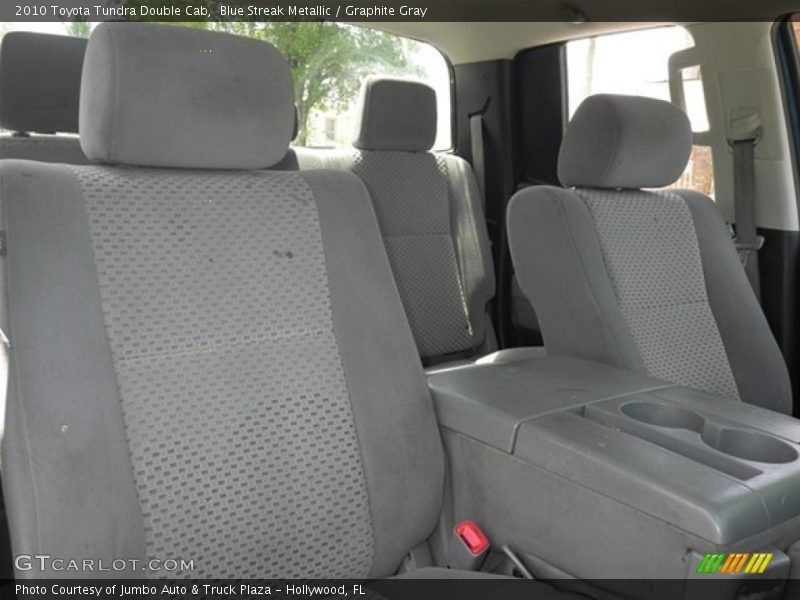 Blue Streak Metallic / Graphite Gray 2010 Toyota Tundra Double Cab