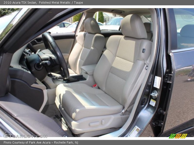 Polished Metal Metallic / Taupe 2010 Acura TSX Sedan