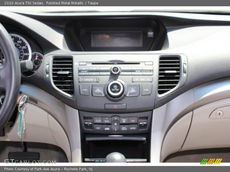 Polished Metal Metallic / Taupe 2010 Acura TSX Sedan