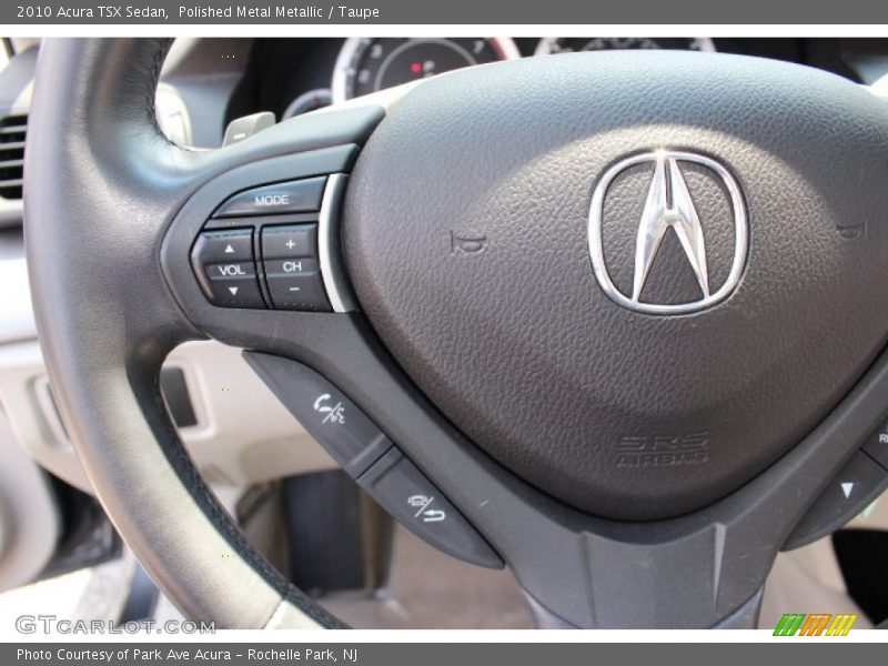 Polished Metal Metallic / Taupe 2010 Acura TSX Sedan