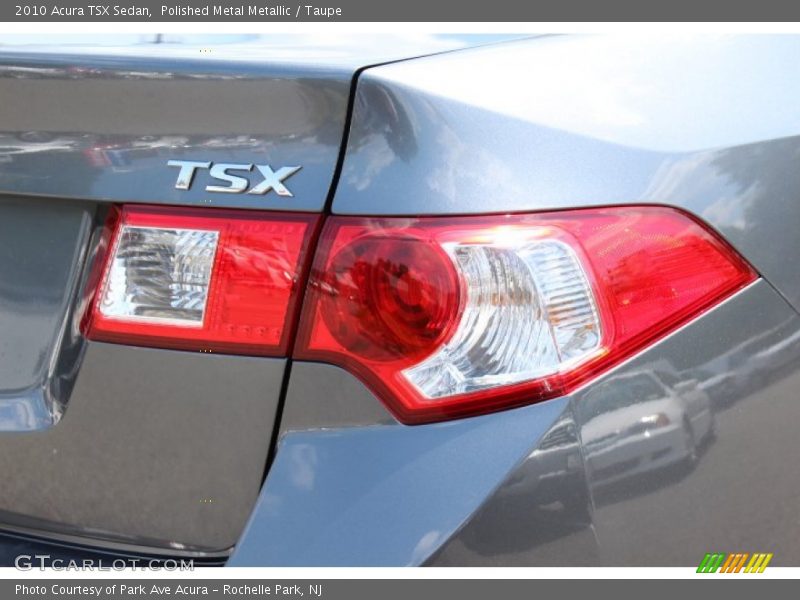 Polished Metal Metallic / Taupe 2010 Acura TSX Sedan
