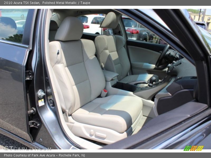 Polished Metal Metallic / Taupe 2010 Acura TSX Sedan