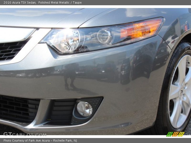 Polished Metal Metallic / Taupe 2010 Acura TSX Sedan