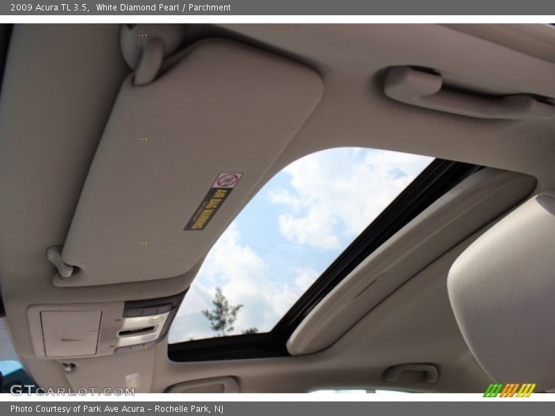 White Diamond Pearl / Parchment 2009 Acura TL 3.5