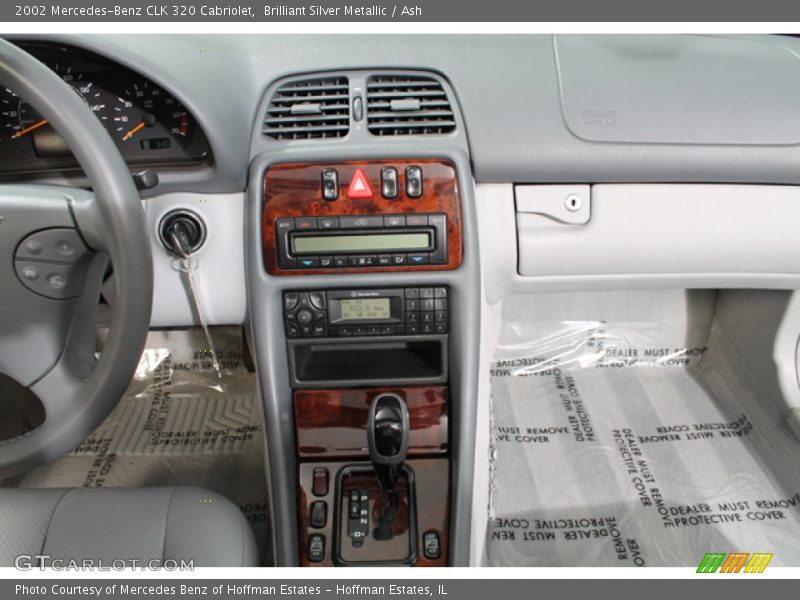 Brilliant Silver Metallic / Ash 2002 Mercedes-Benz CLK 320 Cabriolet