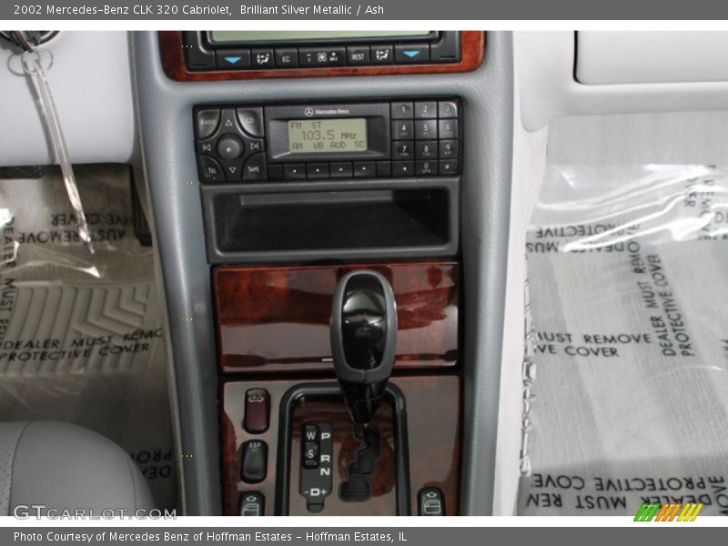 Brilliant Silver Metallic / Ash 2002 Mercedes-Benz CLK 320 Cabriolet