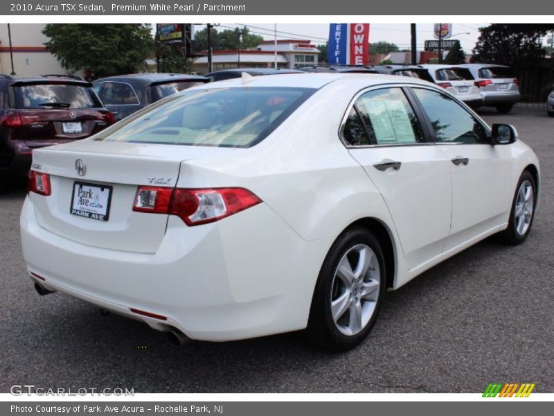 Premium White Pearl / Parchment 2010 Acura TSX Sedan