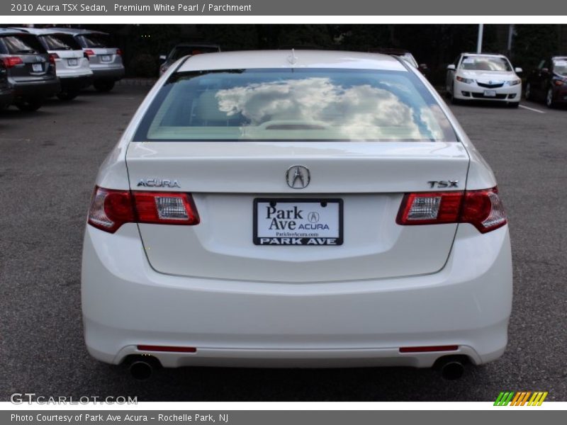 Premium White Pearl / Parchment 2010 Acura TSX Sedan