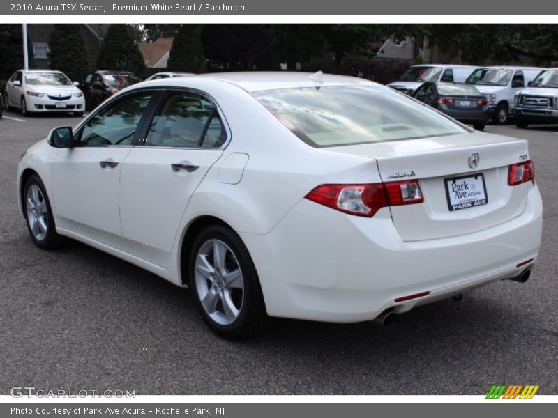 Premium White Pearl / Parchment 2010 Acura TSX Sedan