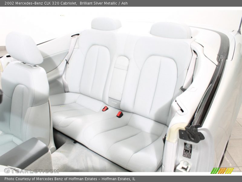 Brilliant Silver Metallic / Ash 2002 Mercedes-Benz CLK 320 Cabriolet