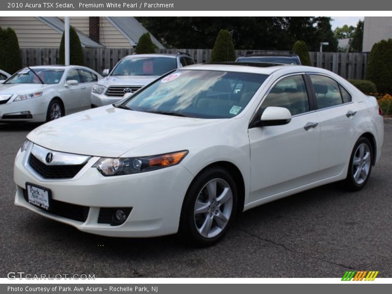Premium White Pearl / Parchment 2010 Acura TSX Sedan
