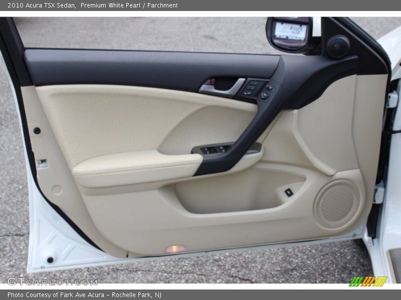 Premium White Pearl / Parchment 2010 Acura TSX Sedan
