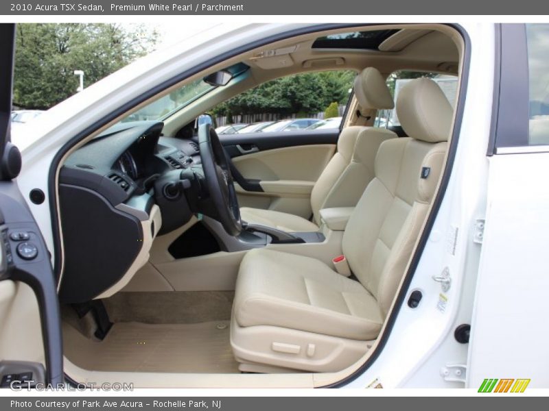 Premium White Pearl / Parchment 2010 Acura TSX Sedan