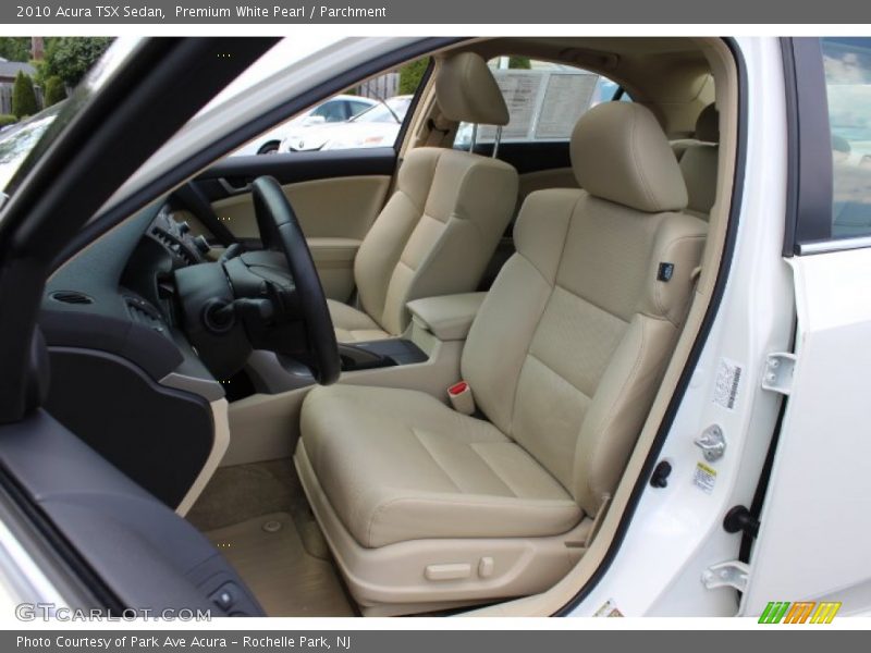 Premium White Pearl / Parchment 2010 Acura TSX Sedan