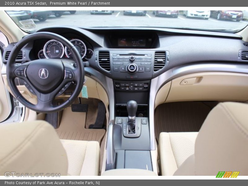 Premium White Pearl / Parchment 2010 Acura TSX Sedan