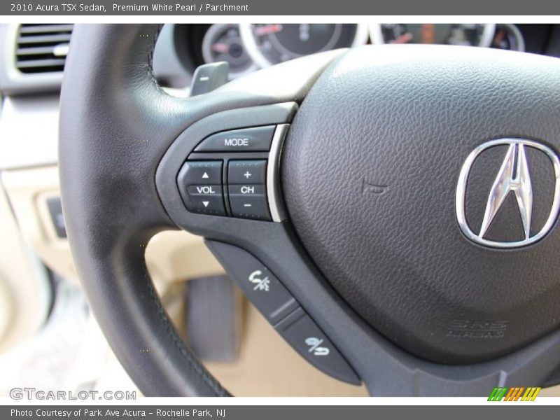 Premium White Pearl / Parchment 2010 Acura TSX Sedan
