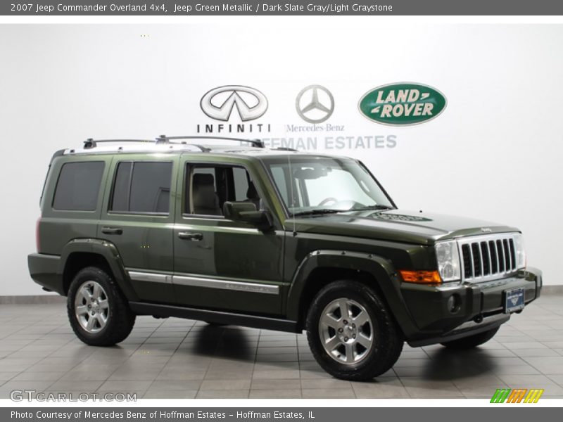 Jeep Green Metallic / Dark Slate Gray/Light Graystone 2007 Jeep Commander Overland 4x4