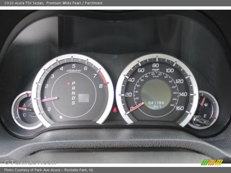 Premium White Pearl / Parchment 2010 Acura TSX Sedan