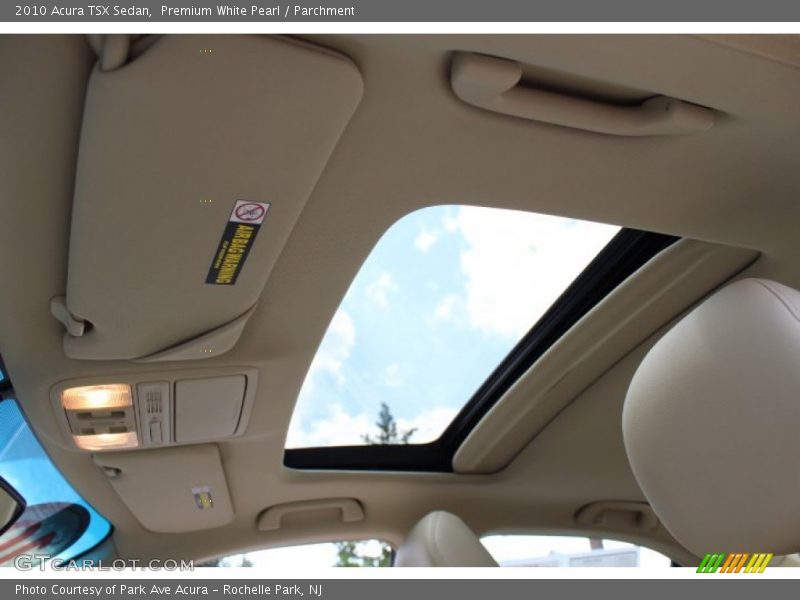 Premium White Pearl / Parchment 2010 Acura TSX Sedan