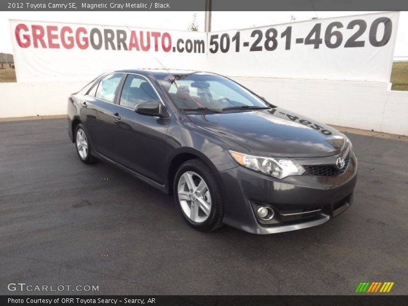 Magnetic Gray Metallic / Black 2012 Toyota Camry SE