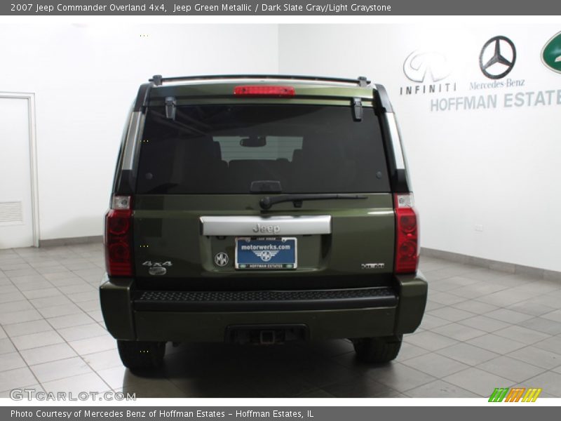 Jeep Green Metallic / Dark Slate Gray/Light Graystone 2007 Jeep Commander Overland 4x4