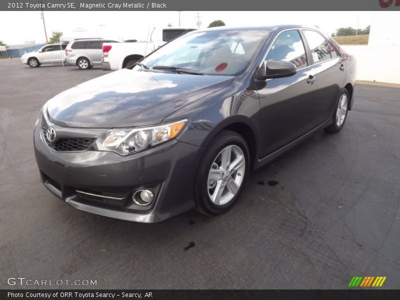 Magnetic Gray Metallic / Black 2012 Toyota Camry SE