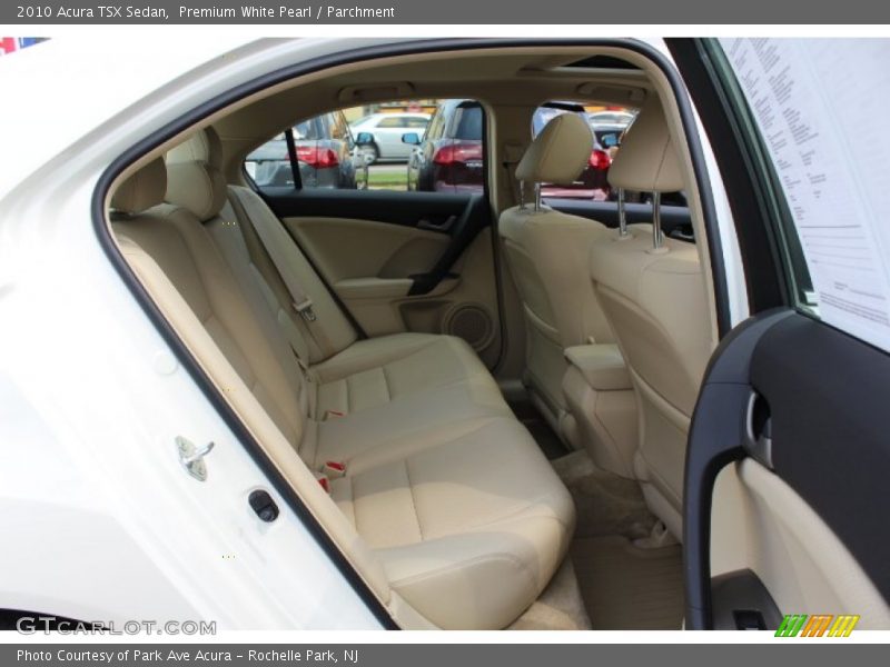 Premium White Pearl / Parchment 2010 Acura TSX Sedan