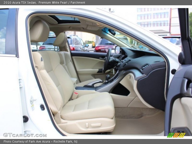 Premium White Pearl / Parchment 2010 Acura TSX Sedan