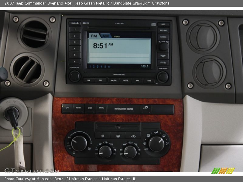 Jeep Green Metallic / Dark Slate Gray/Light Graystone 2007 Jeep Commander Overland 4x4