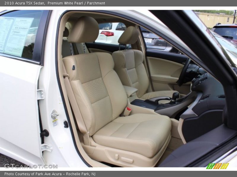 Premium White Pearl / Parchment 2010 Acura TSX Sedan