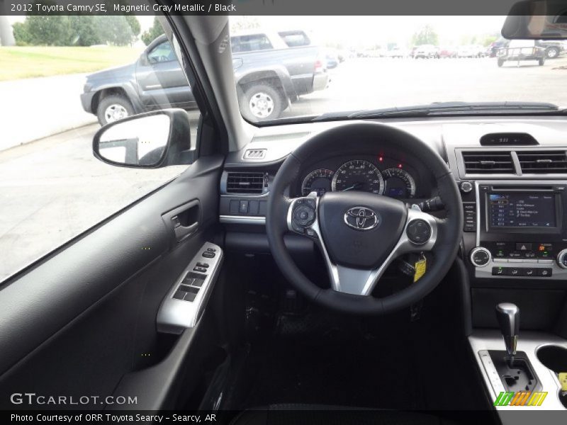 Magnetic Gray Metallic / Black 2012 Toyota Camry SE