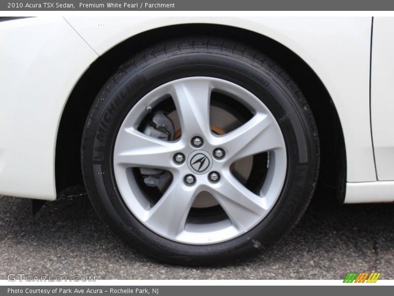 Premium White Pearl / Parchment 2010 Acura TSX Sedan