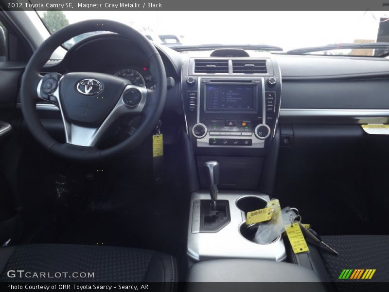Magnetic Gray Metallic / Black 2012 Toyota Camry SE