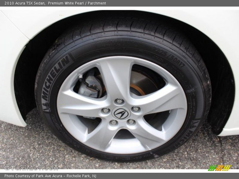 Premium White Pearl / Parchment 2010 Acura TSX Sedan