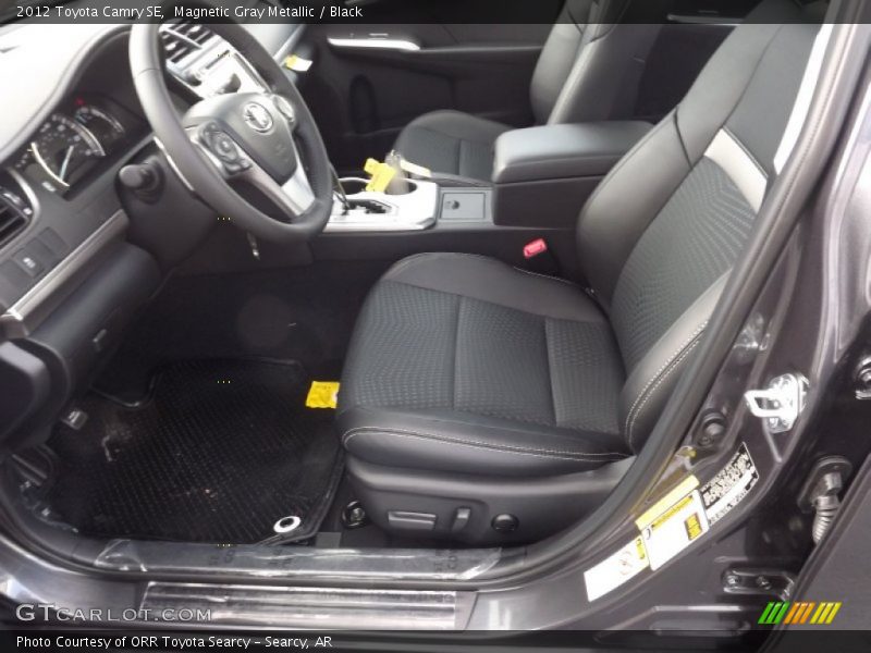 Magnetic Gray Metallic / Black 2012 Toyota Camry SE