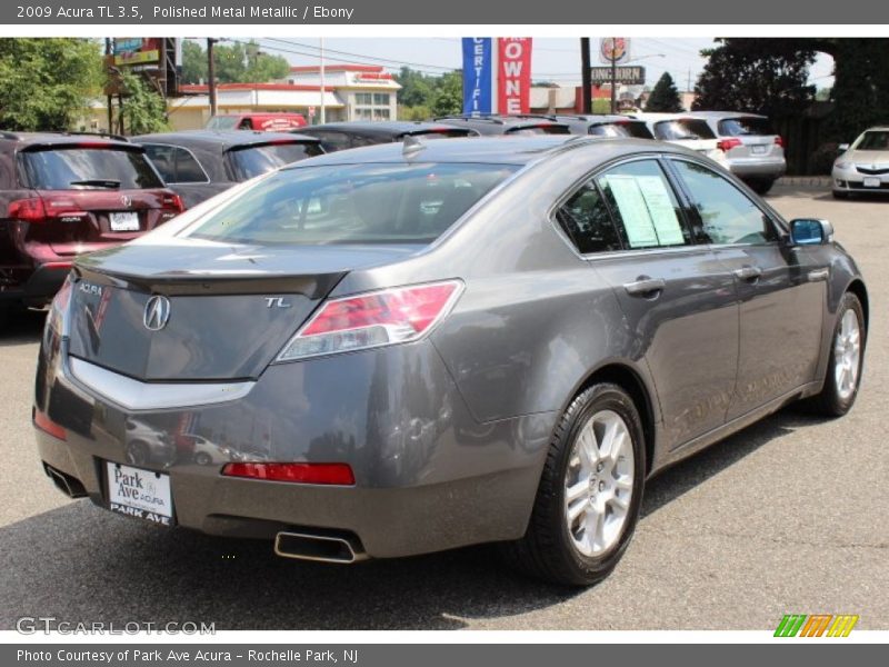 Polished Metal Metallic / Ebony 2009 Acura TL 3.5
