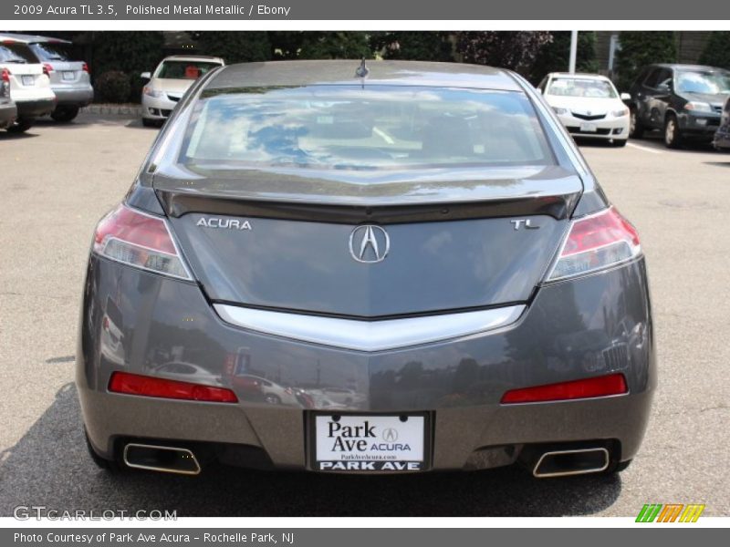 Polished Metal Metallic / Ebony 2009 Acura TL 3.5