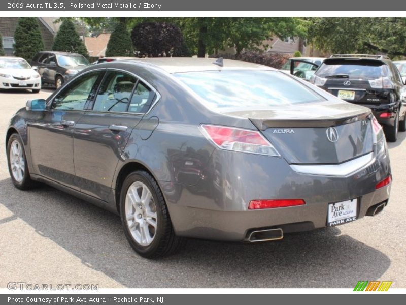 Polished Metal Metallic / Ebony 2009 Acura TL 3.5