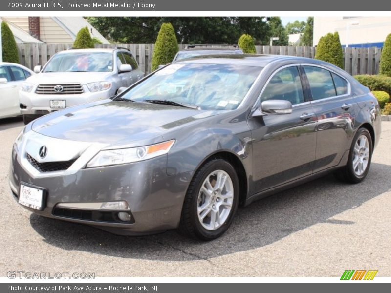 Polished Metal Metallic / Ebony 2009 Acura TL 3.5