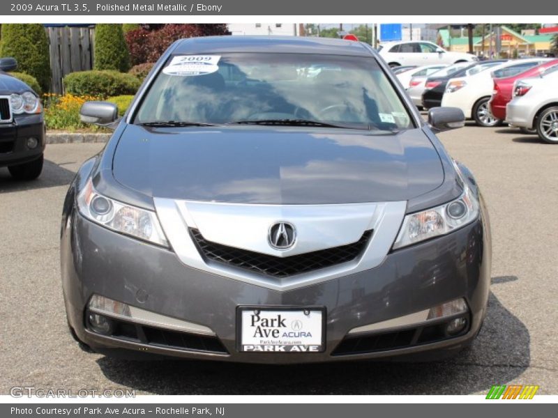 Polished Metal Metallic / Ebony 2009 Acura TL 3.5